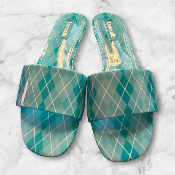 Larroude Ivy women’s sandals sz 7 NWOT made in Brazil - Picture 1 of 4